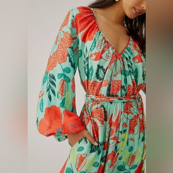 Farm x Anthropologie Poppy Print Maxi Dress - Picture 4 of 7